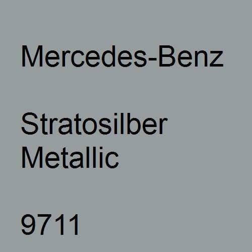 Mercedes-Benz, Stratosilber Metallic, 9711.